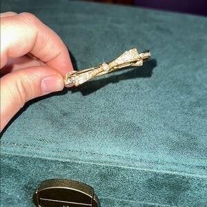 NWOT Kate Spade NY braclet Gold Pave Bow Braclet